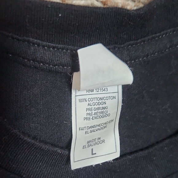 Divine Black Graphic Tee - Short Sleeve - Picture 2 of 2